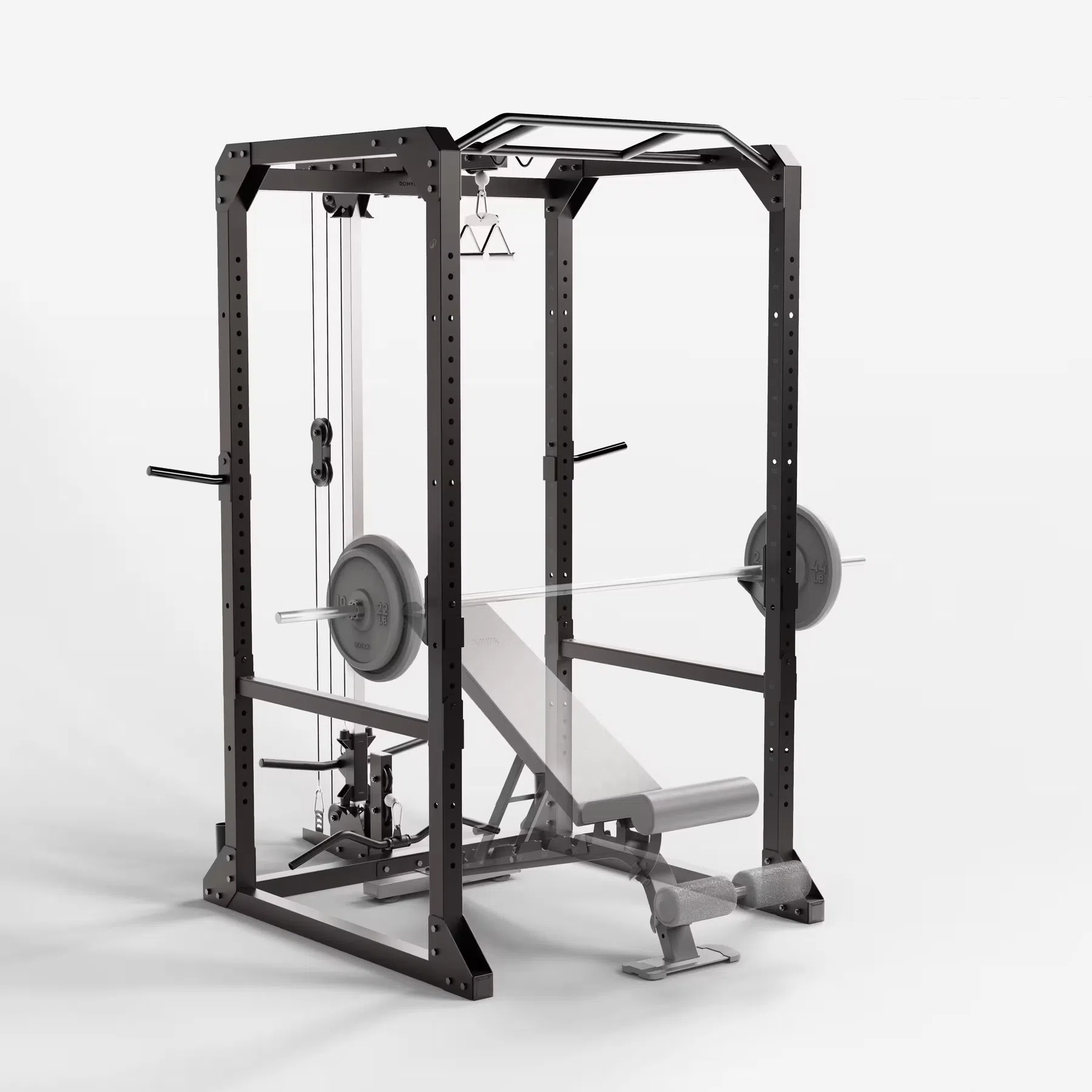 Power rack 900 + lat pulley